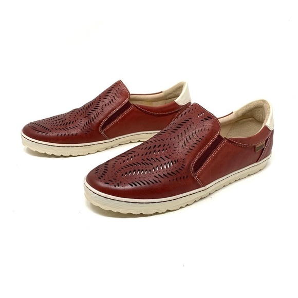 Pikolinos Lagos 901-6797 Leather Slip On Sneaker Sandia - Picture 2 of 9